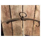 Antique Large ICE TONGS + Hanger - Forged