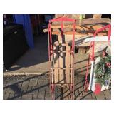 (2) Vintage Wood/Metal Runner Sleds - Flexible Flyer