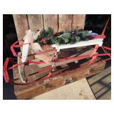 (2) Vintage Wood/Metal Runner Sleds - Flexible Flyer