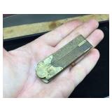 Antique STANLEY No. 32? 12" - 4 Fold - Wood/Brass - Rule