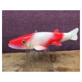 Another DON BETHEL? Carved Wooden Spear Decoy - 9"