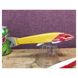 Pair Vintage - Classic - Early RANDALL WOOD? Carved Wooden Spear Decoys - 9 3/4"