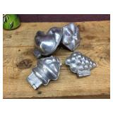 (4) Vintage 1972 Wilton - Confection/Chocolate Molds