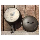 Here We Go! GRISWOLD No. 8 Cast Iron 777B Chicken Fryer with Lid - Refurbished!