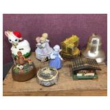 Group Vintage Music Boxes - ANRI - Schmid - Japan - Mapsa