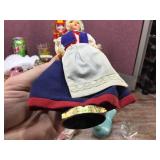 Vintage Group Collectable - Glass - Ceramic - Figures - Hen on Nest - Candy Jars