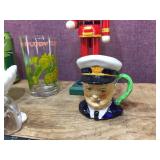 Vintage Group Collectable - Glass - Ceramic - Figures - Hen on Nest - Candy Jars