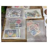 Vintage Collectable Postage Stamps - Foreign + U.S. 1¢ - 3¢ - 6¢ - Others
