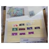 Vintage Collectable Postage Stamps - Foreign + U.S. 1¢ - 3¢ - 6¢ - Others