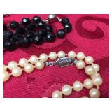 Vintage Necklaces - Austria - Faux Pearl - Monet 14" - 56"