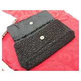 (2) Vintage Black/White - Clutch/Purses