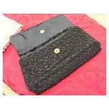 (2) Vintage Black/White - Clutch/Purses