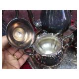 Vintage WALLACE - "Baroque" - Silverplate Tea Set - 4 Pc