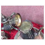 Vintage WALLACE - "Baroque" - Silverplate Tea Set - 4 Pc