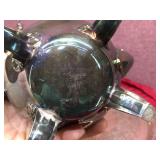 Vintage WALLACE - "Baroque" - Silverplate Tea Set - 4 Pc