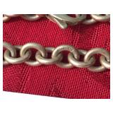 Wow! TIFFANY + CO - 7.5" Sterling Round Link Bracelet - With Box!