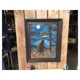 UFO - Bigfoot Framed Picture 24" x 30"