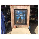 UFO - Bigfoot Framed Picture 24" x 30"