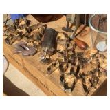 Vintage Kitchen - Cookie Cutters - Amber Bowl - Universal #2 Grinder, Pyrex