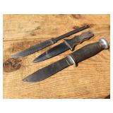 Vintage SHUREDGE No 1 Hunting Knife Plus Others