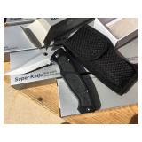(10) Like New - Super Knife - Handy Size/With Sheath/Box