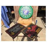 (3) Vintage Beer Lights - Meister Brau - STROH