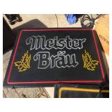 (3) Vintage Beer Lights - Meister Brau - STROH