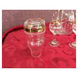 MCM Drink/Brandy Set - Daisy/Gilded - Nice