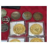 Vintage Bus Token - Silver Round - US Military - Toe Tag - Return to Space - AA Tokens