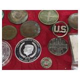 Vintage Bus Token - Silver Round - US Military - Toe Tag - Return to Space - AA Tokens