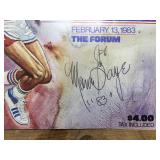 Wow! MARVIN GAYE - Autographed 1983 NBA All-Star Game Program