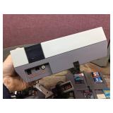 Vintage Nintendo NES-001 Console - Controllers - Cartridges