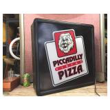 Vintage PICCADILLY CIRCUS PIZZA 2-Sided Light-Up Sign
