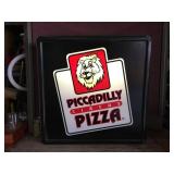 Vintage PICCADILLY CIRCUS PIZZA 2-Sided Light-Up Sign