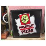 Vintage PICCADILLY CIRCUS PIZZA 2-Sided Light-Up Sign