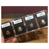 1980 S + (2) 1981 S INB Certified - Cameo Proof 70 Penny/Nickel/Dime/Quarter