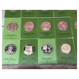 (36) The Franklin Mint - U.S. Commemorative Proof Bronze Coins