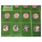(36) The Franklin Mint - U.S. Commemorative Proof Bronze Coins