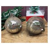 Vintage Christmas - Ornaments - Music Box - Atlantic Pottery Ivy Sleigh