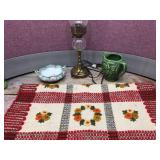 Vintage NIPPON Bowl - Green PItcher - Lamps - Runner/Throw