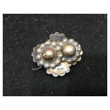 (6) "Mexico Silver" - Buttons