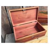(3) Vintage Wooden Keepsake Boxes - Including Lane