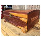 (3) Vintage Wooden Keepsake Boxes - Including Lane