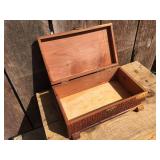 (3) Vintage Wooden Keepsake Boxes - Including Lane