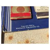(5) Nifty Vintage 1939 Whitman Publishing - Matchbook Collector Boards w/Books