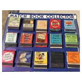 (5) Nifty Vintage 1939 Whitman Publishing - Matchbook Collector Boards w/Books