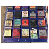 (5) Nifty Vintage 1939 Whitman Publishing - Matchbook Collector Boards w/Books