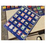 (5) Nifty Vintage 1939 Whitman Publishing - Matchbook Collector Boards w/Books