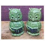 Vintage OWL Figures Including Fancy Art Glass