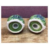 Vintage OWL Figures Including Fancy Art Glass